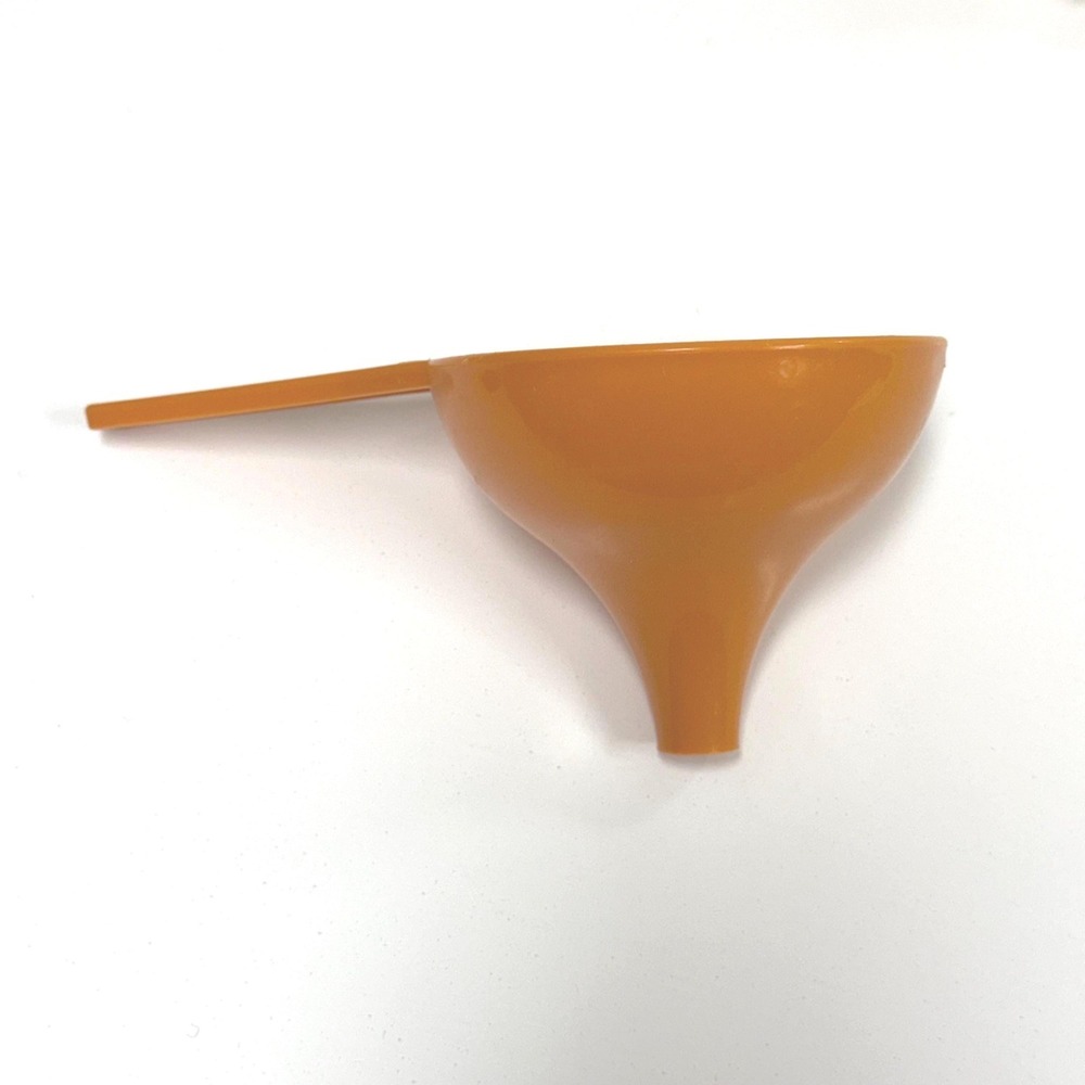 Vintage Tupperware Funnel orange 1227-4 Hershey Kiss Style